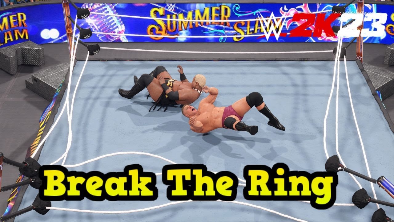how to break the ring in wwe 2k23? The Ultimate Guide!